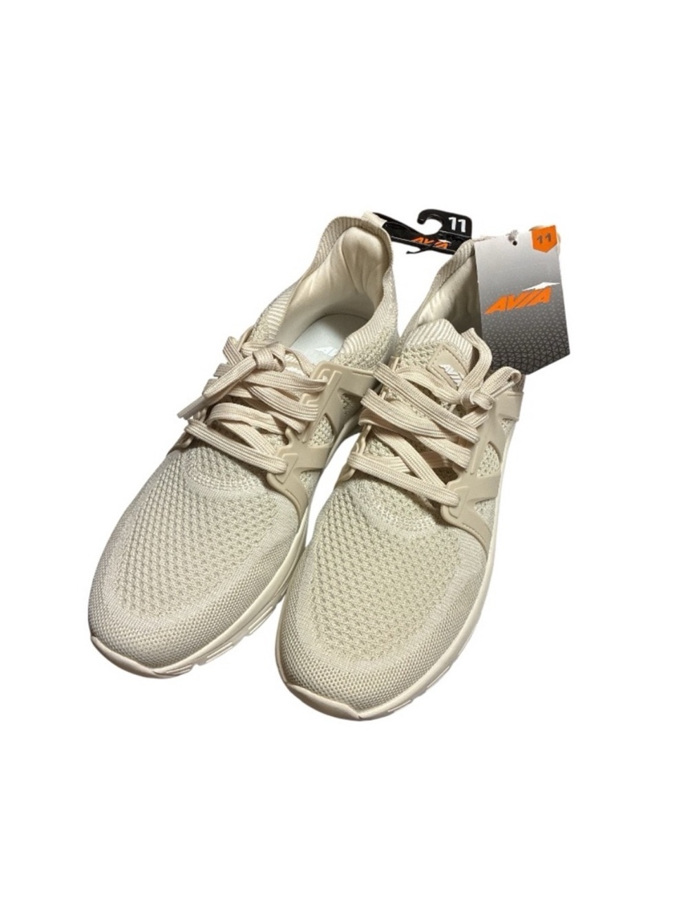 Avia Quick Flash Men's Knit Sneakers in Cream